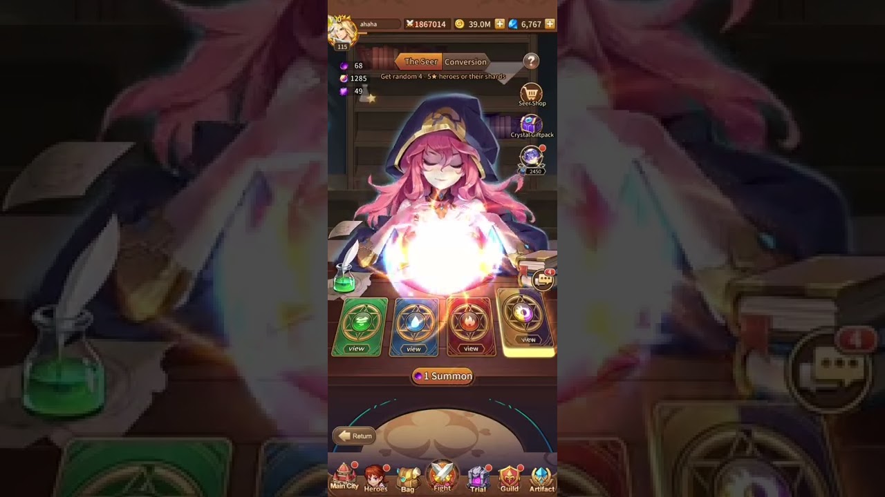 Elora's Raid- another 80 seer stones summons