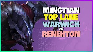 Download lagu MingTian's Rank 1 Challenger Warwick Top Lane Masterclass Engsub