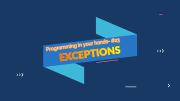 Exceptions in C++ | Programming in your hands - #23