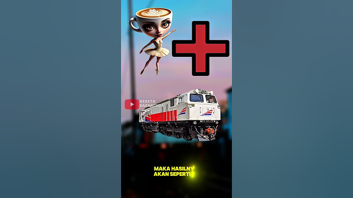 ANOMALI BALLERINA CAPPUCINO DI TAMBAH LOKOMOTIF KERETA API #shorts #anomali #train