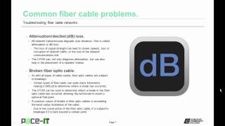 PACE-IT: Troubleshooting Fiber Cable Networks