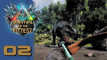 ARK: SOTF Gameplay w/ Pooping Evolved E02 - Rex Taming