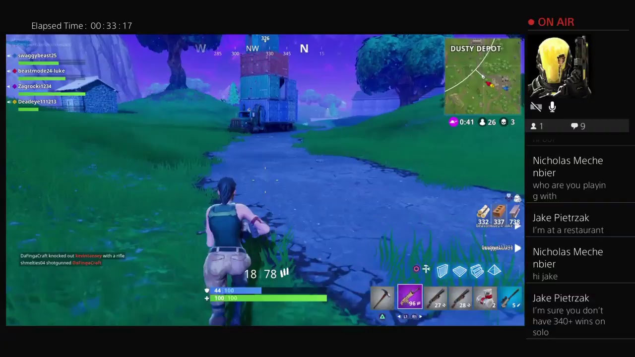 Fortnight MINI GUN!!!!!340+ solo wins!!!!!!! - YouTube