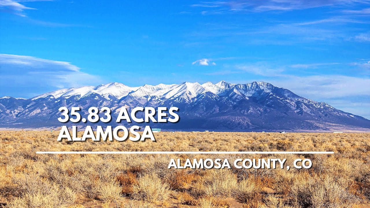 Mountain River Credit Union Alamosa Colorado 35 Acres Mountain View 🗻 Land near Electric ⚡ in Alamosa Colorado - YouTube