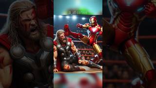WoW 😱 Iron man vs Thor 💥 Boxing Match #avengers #shorts #marvel #viral #2024