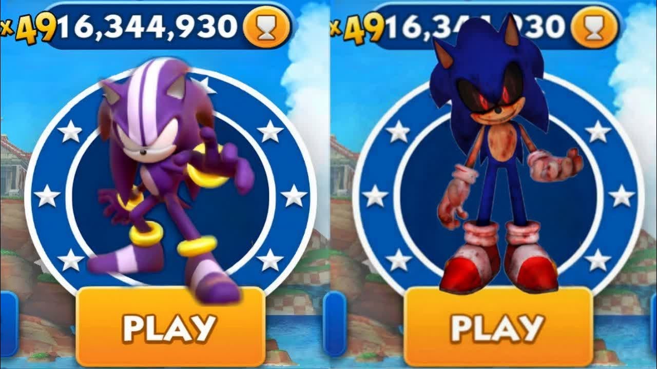 Sonic Dash - Darkspine VS Sonic EXE _ Movie Sonic vs All Bosses Zazz ...