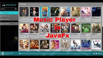 MusicDhoom : A music player made in JavaFx