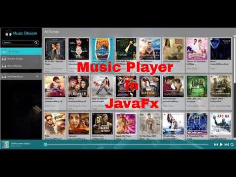 MusicDhoom : A music player made in JavaFx