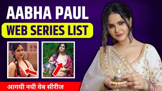 Aabha Paul Web Series List She Has Done Scandal In All These Web Series Ott Masala