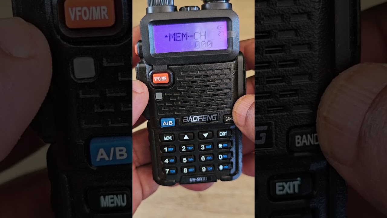 วิธีบันทึกช่อง Memory Baofeng UV5R3
