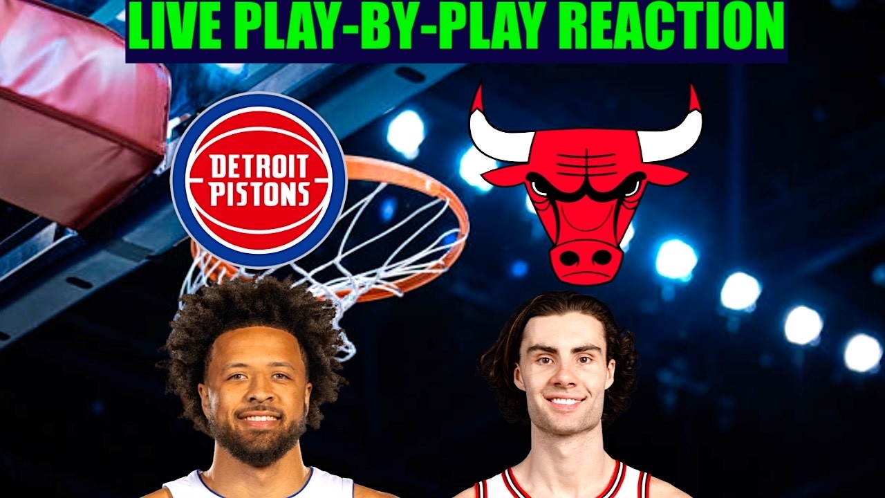 Detroit Pistons vs Chicago Bulls NBA Play-By-Play Reaction 2/21/26 LIVE