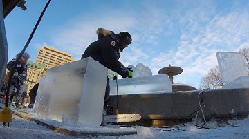 Winterlude 2017 kicks off with one-block ice carving challenge