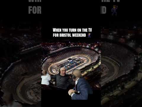 It's Bristol baby!#nascar #racing #motorsport #bristolmotorspeedway