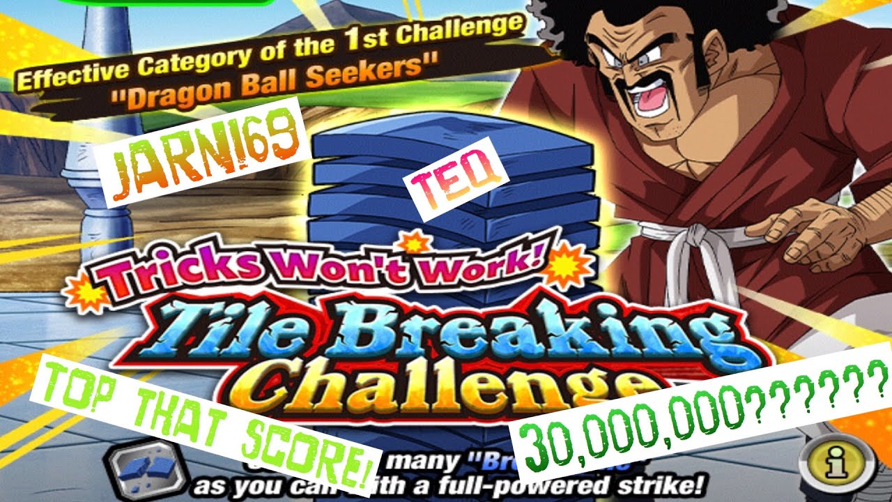 DragonBall Dokkan Battle Hercules tile breaking challenge vs AGL 30mil