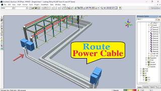 SP3D Training | Lecture 25 | Route Cable in Smart 3D #sp3d #cable #electrical #design #3dmodeling