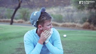 Brandon Stone tries to make a hole-in-one with 500 balls