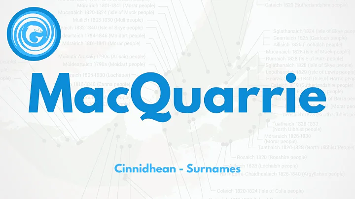 MacQuarrie - Cinnidhean (Surnames)
