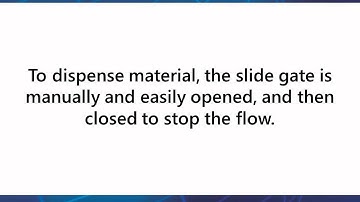 Center Flow Hopper Bottom Containers