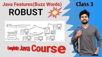Java Features (Buzz Words) Part 3 (ROBUST programming language)
