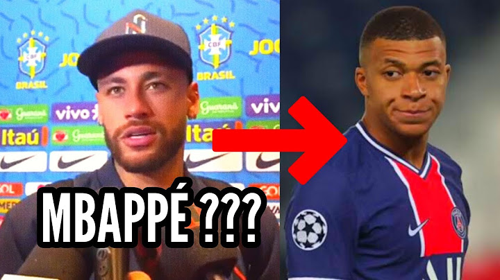 NEYMAR FOGE DE PERGUNTA SOBRE MBAPPÉ
