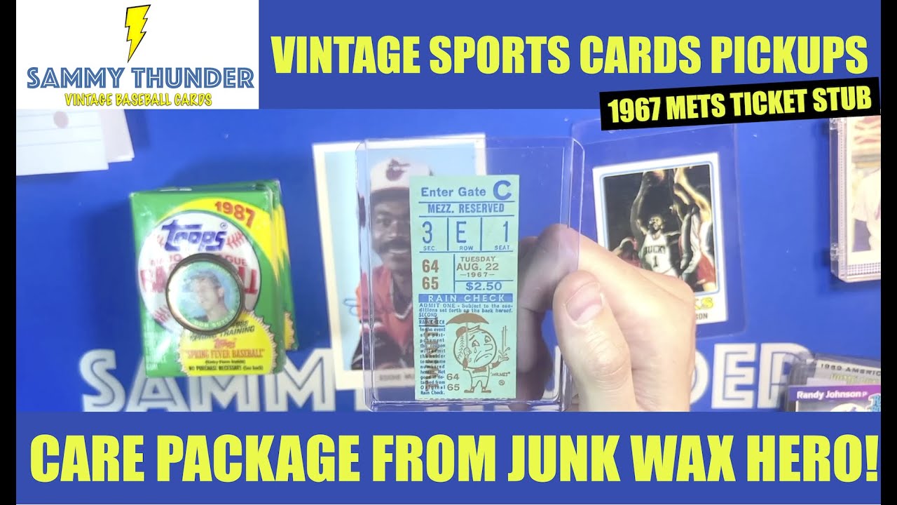 60s & 70s Vintage Baseball Cards (Care Package from Junk Wax Hero!)