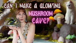 Can It Clay? Miniature Bioluminescent Mushroom Cave