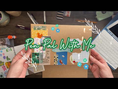 kpop pen pal with me #002: a forest themed letter for Sasi