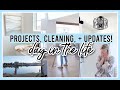 HOME PROJECT, CLEANING, + LIFE UPDATES | HOMEMAKING DAY IN THE LIFE 2023