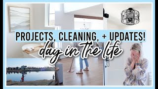 HOME PROJECT, CLEANING, + LIFE UPDATES | HOMEMAKING DAY IN THE LIFE 2023