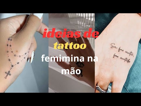 Tatuagem na mão: +30 Inspirações para tattoos femininas