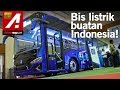 Bis Listrik Canggih merk MAB (Mobil Anak Bangsa) di GIICOMVEC 2018