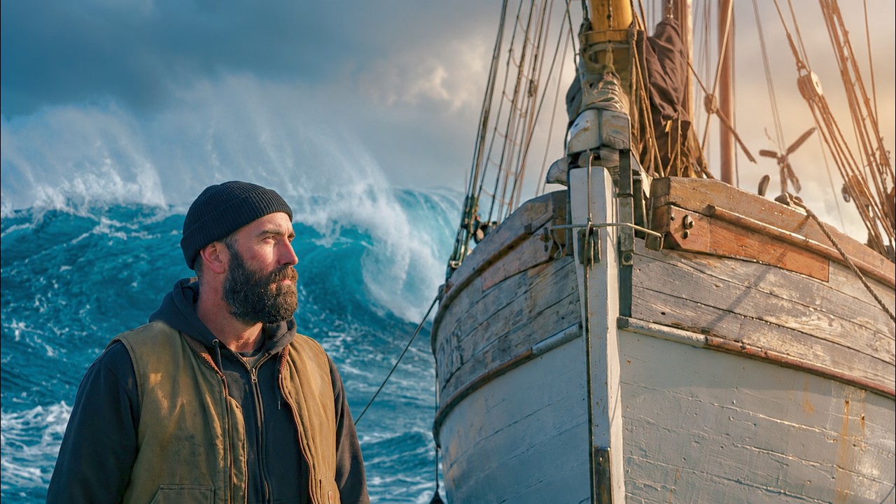 ⁣Rebuilding a Ship the North Sea Tried to Destroy