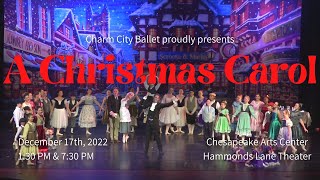 Charm City Ballet Presents  A Christmas Carol