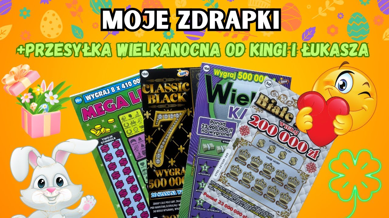 ZDRAPKI LOTTO🍀SUPER ZAJĄCZEK WIELKANOCNY OD @comizrobiszjakmniezdrapiesz ❤️🥰🐣🎁 #zdrapki #wygrana