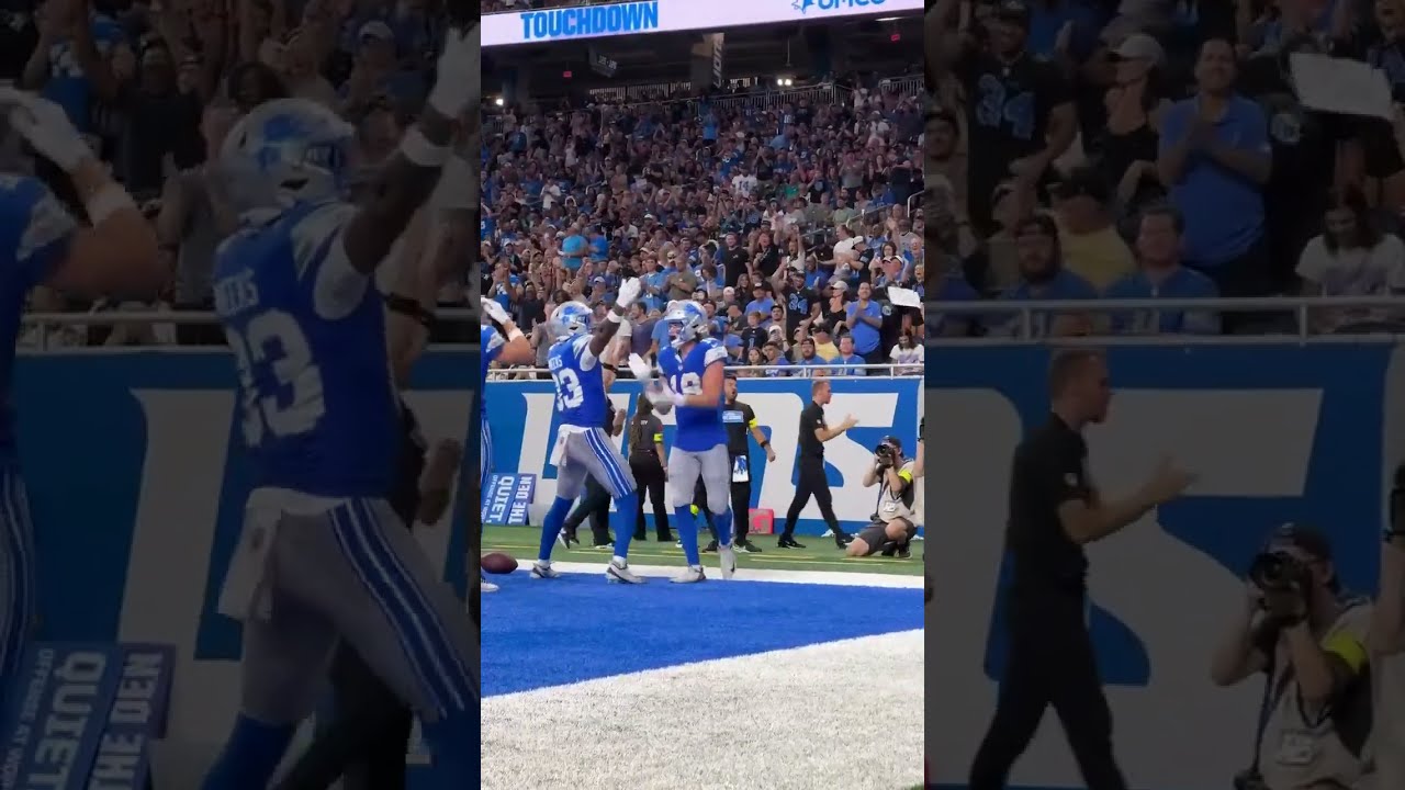 Isaac TeSlaa Turns UP After Lions TD Detroit