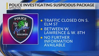 Suspicious package in Appleton