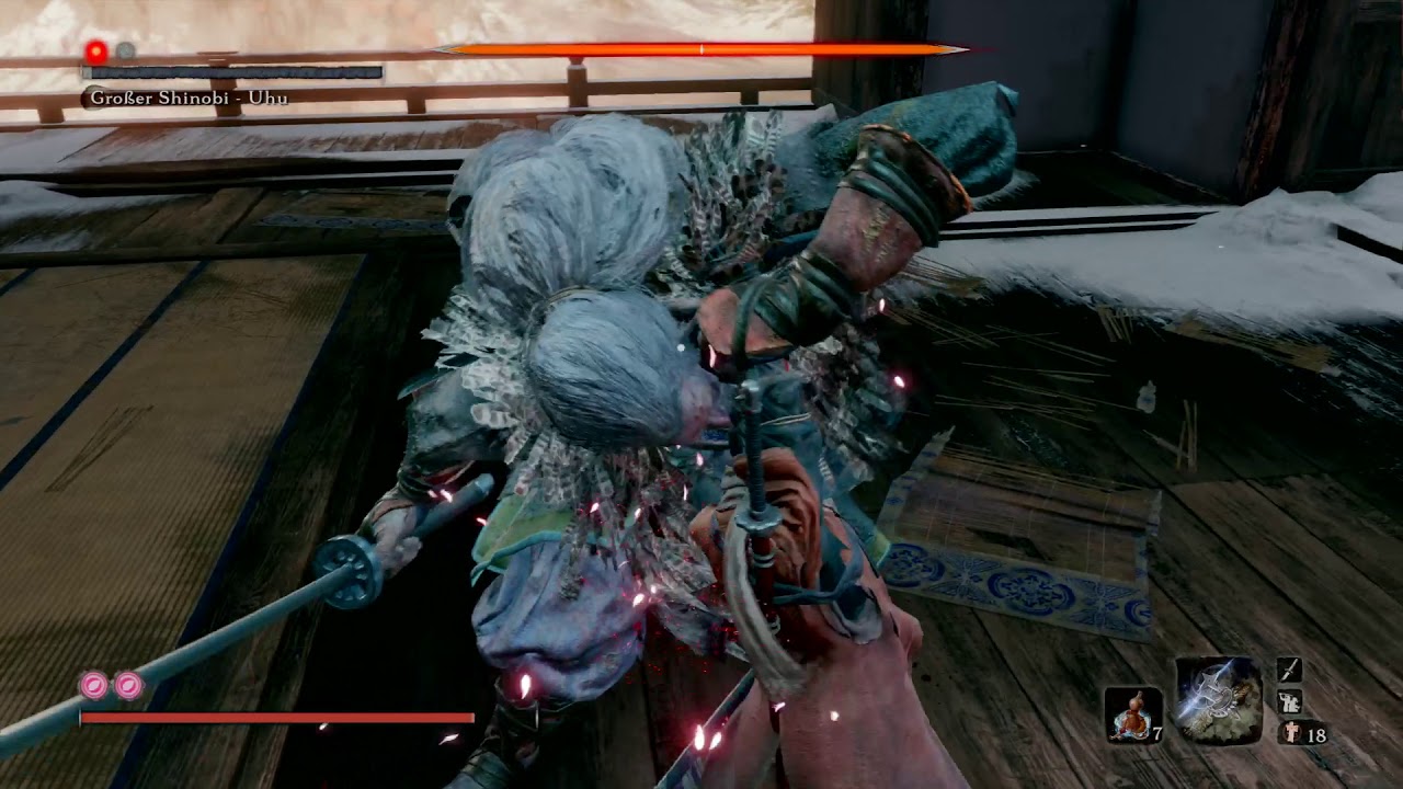 Sekiro - Großer Shinobi Uhu Bosskampf