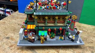 Adding Lego Chinese Restaurant 80113 MOC to my Street