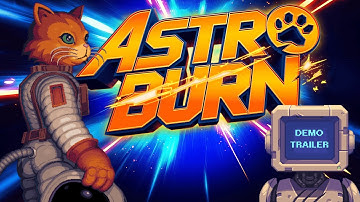 Astro Burn Demo Trailer | Waanzinnige Retro Shoot ’Em Up met een Space Cat Hero!