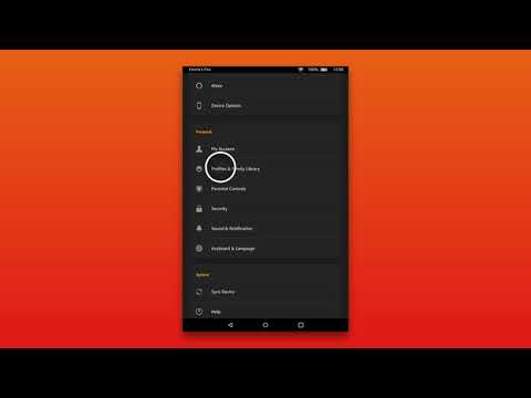 Amazon Fire Tablet: Settings