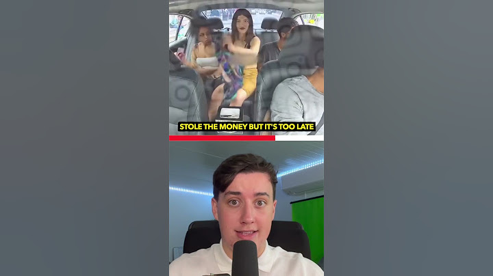 THIS WOMAN STEALS FROM AN UBER DRIVER! #Shorts