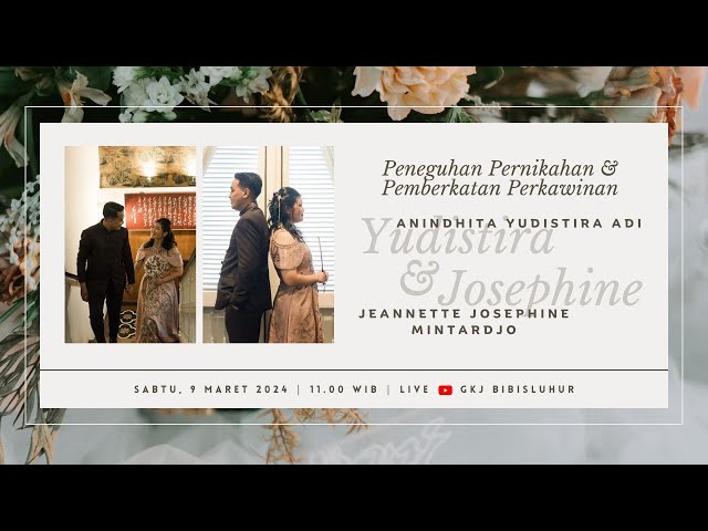 [LIVE] YUDISTIRA & JOSEPHINE | Peneguhan Pernikahan & Pemberkatan Perkawinan class=