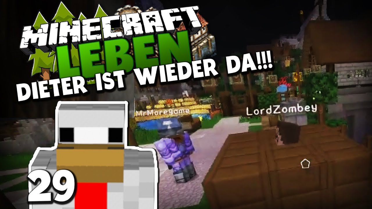 GEKÖPFTER ZOMBEY! & DIETER IST WIEDER DA ✪ Minecraft LEBEN #29 | Paluten