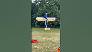 Weston Park 2023 Fly Baby prop hanging super low!! #radiocontrol #rcaircraft #modelplane #aviation