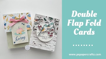 How To Make a Double Flap Fold Card