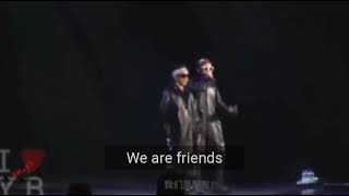 GDYB [fancam] Impromptu rap at ONE OF A KIND CONCERT talk GDRAGON and TAEYANG