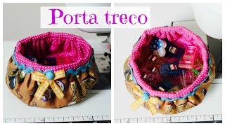 Porta treco de tecido fácil de fazer