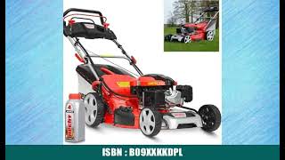 HECHT 5IN1 RasenmÃ¤her Benzin â€“ 4 Takt Motor mit 196 cmÂ³ Hubraum, Elektrostart, 56 cm