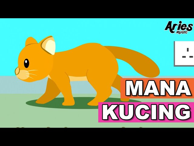 Alif & Mimi - Mana Kucing (Animasi 2D) lagu kanak kanak class=