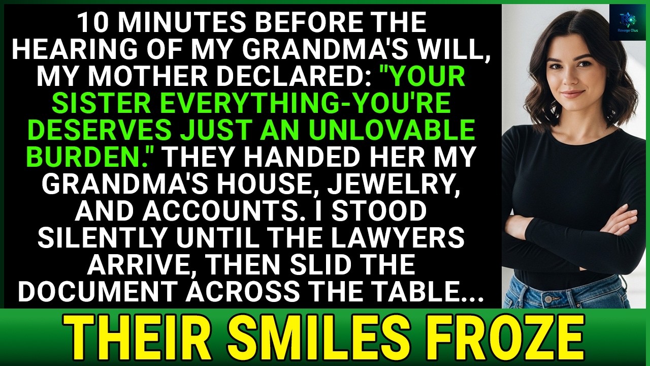 Mom Gave My Sister Everything From Grandma’s Inheritance, But Then I Slid A Document And They Froze.